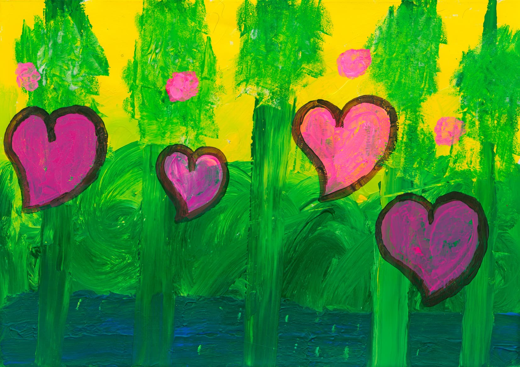 私の大好物な緑の森