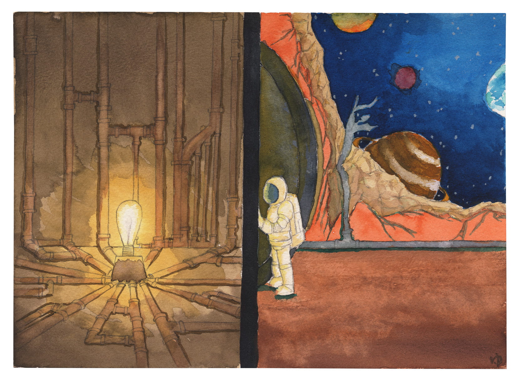 とある宇宙の廃工場