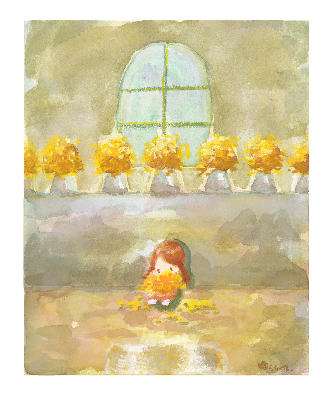 花いっぱいの部屋